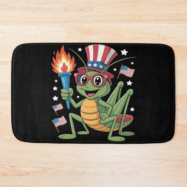 Item preview, Funny Grasshopper Wearing Eyeglasses 4th Of July designed and sold by countntenov.