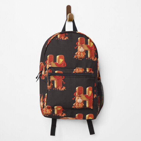 Item preview, Letter H with Cute Horse – Chinese New Year Alphabet Illustration designed and sold by kunsuriyapaisan Paranee.
