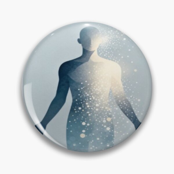 Item preview, Inner Light Awakening – Silhouette with Radiant Energy Burst designed and sold by Cristhian Almanza.