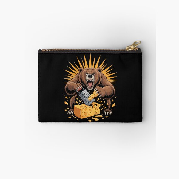 Item preview, Angry Bear Grating Cheese Grater Hater designed and sold by CruelShadesSt.
