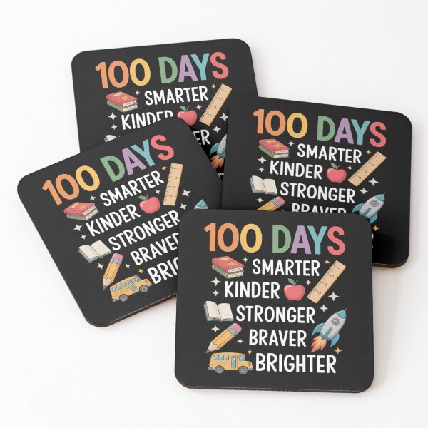 Item preview, 100 Days Smarter Kinder 100th Day of School designed and sold by CruelShadesSt.
