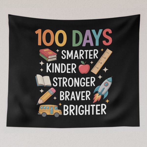 Item preview, 100 Days Smarter Kinder 100th Day of School designed and sold by CruelShadesSt.