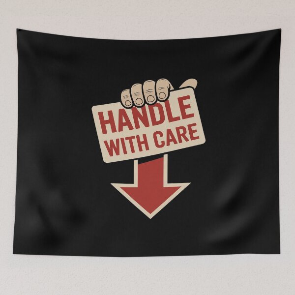 Item preview, FUNNY HANDLE WITH CARE Inappropriate designed and sold by countntenov.