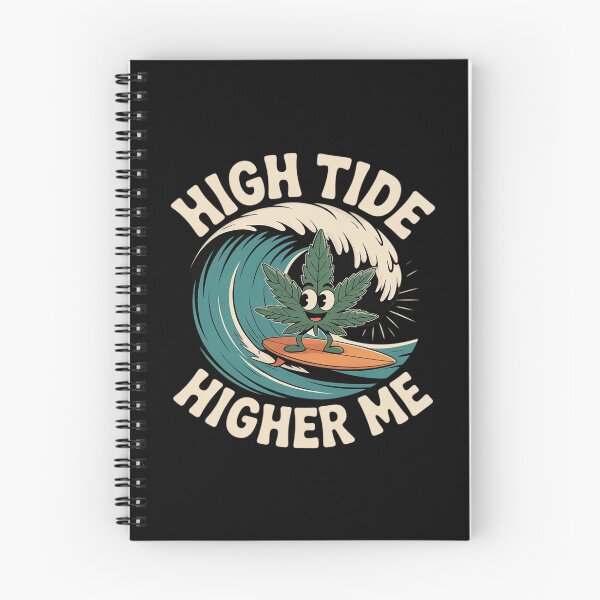 Item preview, Funny High Tide Surf Style Cannabis Leaf designed and sold by countntenov.