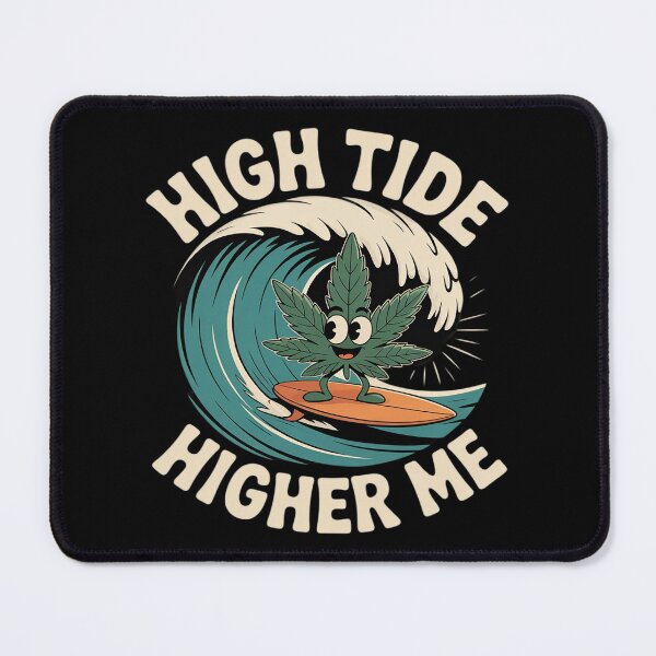 Item preview, Funny High Tide Surf Style Cannabis Leaf designed and sold by countntenov.