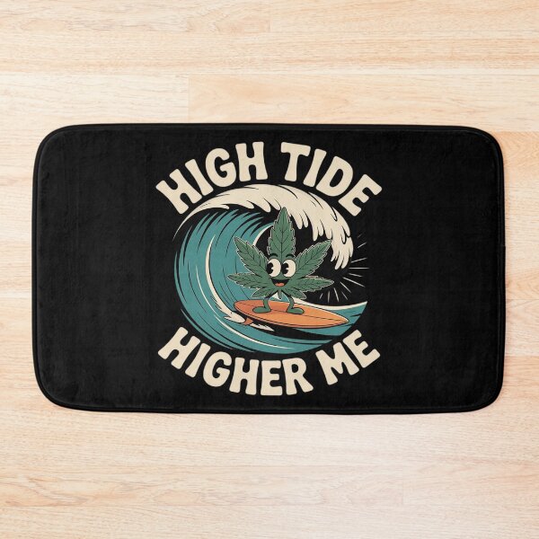 Item preview, Funny High Tide Surf Style Cannabis Leaf designed and sold by countntenov.