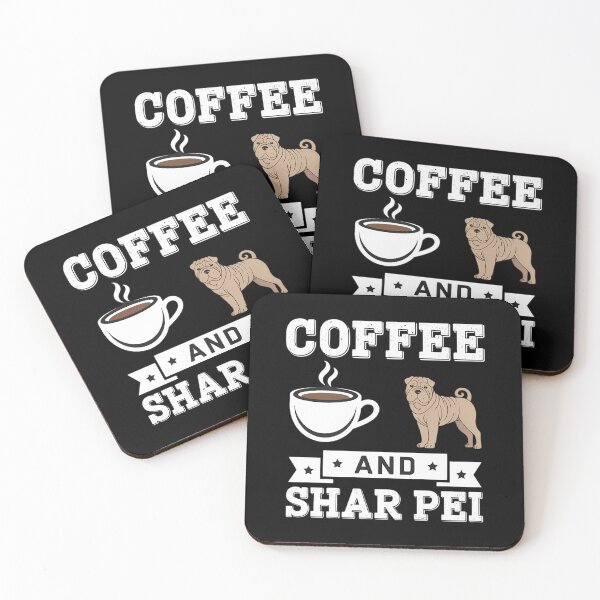 Item preview, Shar Pei Coffee And Shar Pei Cute Dog designed and sold by CruelShadesSt.