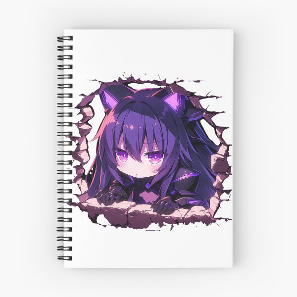 Item preview, Tohka Yatogami Chibi Kawaii Date A Live Anime Luminous Peeking designed and sold by TorbenKuhano.