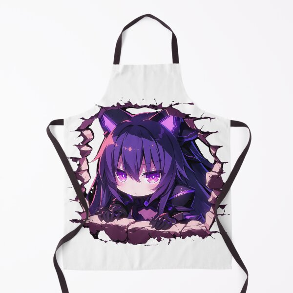Item preview, Tohka Yatogami Chibi Kawaii Date A Live Anime Luminous Peeking designed and sold by TorbenKuhano.