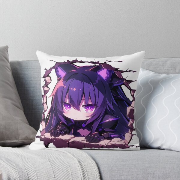Item preview, Tohka Yatogami Chibi Kawaii Date A Live Anime Luminous Peeking designed and sold by TorbenKuhano.