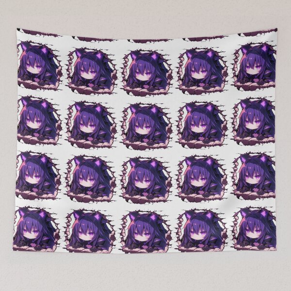 Item preview, Tohka Yatogami Chibi Kawaii Date A Live Anime Luminous Peeking designed and sold by TorbenKuhano.