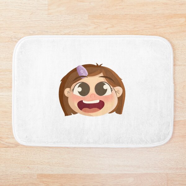Item preview, Happy Laughing Girl With Cute Hair Clips designed and sold by CapSoulCo.