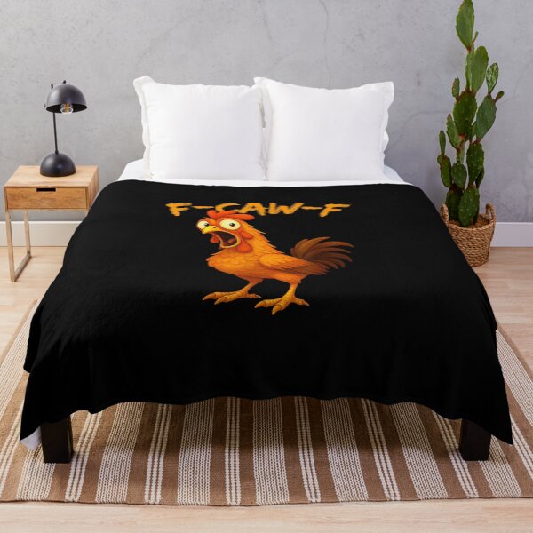 Item preview, Funny F-Caw-F Chicken FCAWF Chicken On Back designed and sold by Juansustait.