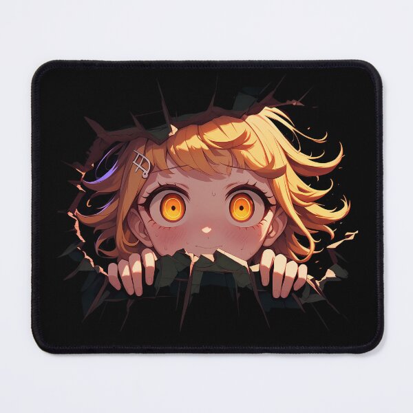 Item preview, Chihiro Fujisaki Peeking Through Wall Danganronpa Anime Girl designed and sold by TorbenKuhano.