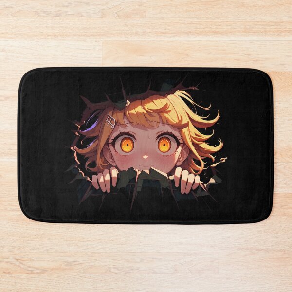 Item preview, Chihiro Fujisaki Peeking Through Wall Danganronpa Anime Girl designed and sold by TorbenKuhano.