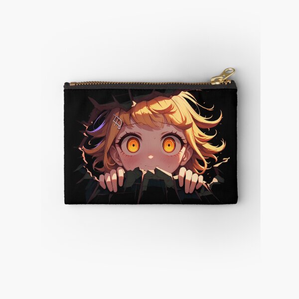 Item preview, Chihiro Fujisaki Peeking Through Wall Danganronpa Anime Girl designed and sold by TorbenKuhano.
