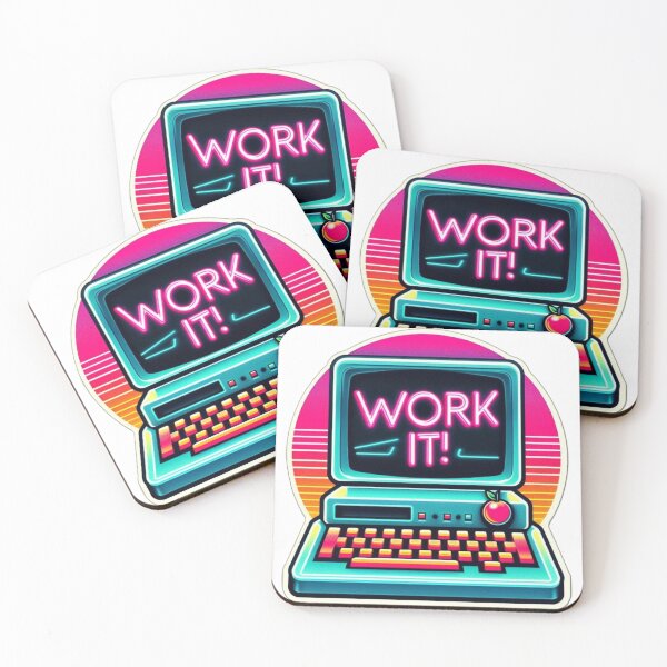 Item preview, Work It! Retro Computer designed and sold by Ed Find Design.