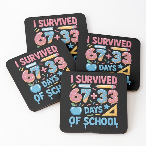 Item preview, I Survived 67 33 Days of School 100 Days of School 67 designed and sold by CruelShadesSt.