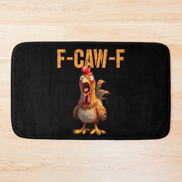 Item preview, F-Caw-F Humor divertido de pollo F Caw F Cita Meme de gallo designed and sold by Juansustait.