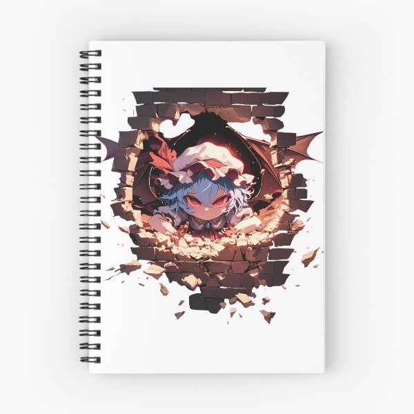 Item preview, Anime Remilia Scarlet Touhou Project Game Chibi Peeking Bat Wings Ruins designed and sold by TorbenKuhano.