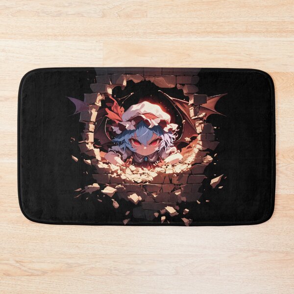 Item preview, Anime Remilia Scarlet Touhou Project Game Chibi Peeking Bat Wings Ruins designed and sold by TorbenKuhano.