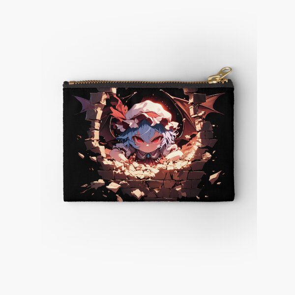 Item preview, Anime Remilia Scarlet Touhou Project Game Chibi Peeking Bat Wings Ruins designed and sold by TorbenKuhano.