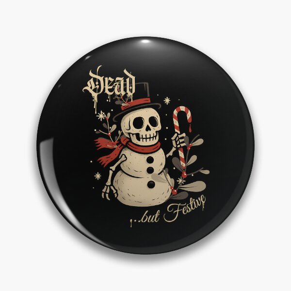 Item preview, Dead But Festive Skeleton Snowman designed and sold by xuckdbfzzwz27.