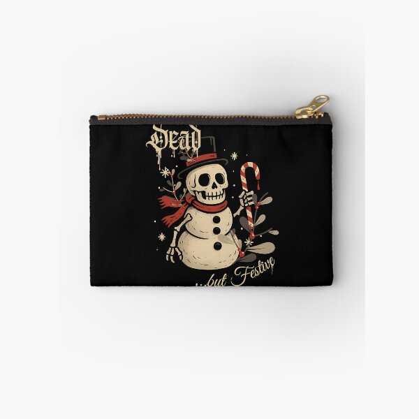 Item preview, Dead But Festive Skeleton Snowman designed and sold by xuckdbfzzwz27.