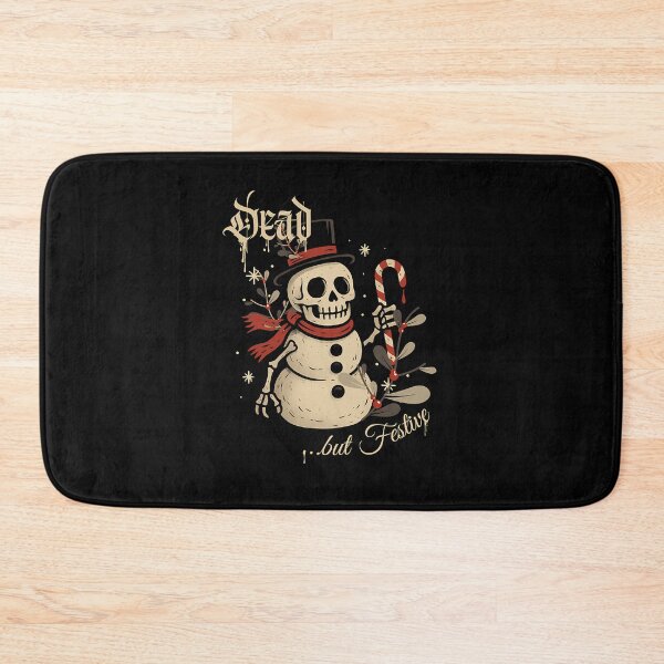Item preview, Dead But Festive Skeleton Snowman designed and sold by xuckdbfzzwz27.