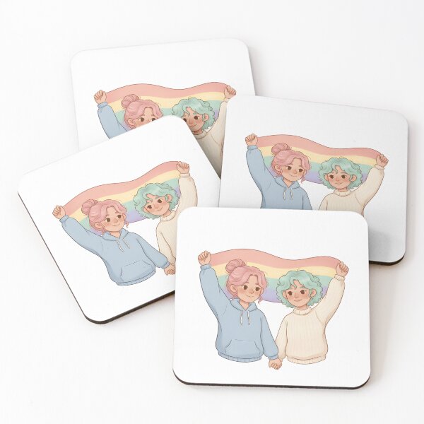 Item preview, LGBTQ Couple Sticker – Cute Queer Love Quote, Pride Gift for Partners designed and sold by Pride_Prints.