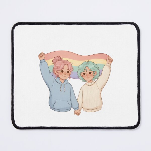 Item preview, LGBTQ Couple Sticker – Cute Queer Love Quote, Pride Gift for Partners designed and sold by Pride_Prints.