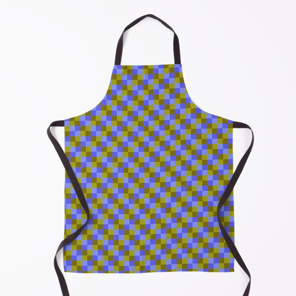 Item preview, Periwinkle and Olive Checkers - Dopamine Checkers designed and sold by FoxfireAndCo.