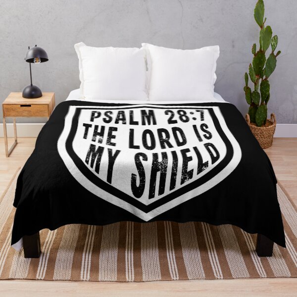 Item preview, Psalm 28:7 – The Lord Is My Shield - Christian White Design designed and sold by MoriaStore.
