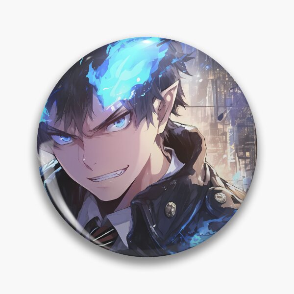 Item preview, Rin Okumura Blue Exorcist Anime Demon Flames designed and sold by TorbenKuhano.