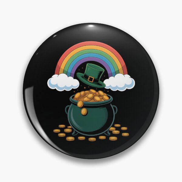 Item preview, Rainbow Pot Of Gold Irish Shamrock St Patricks Day designed and sold by IdunayaStore.