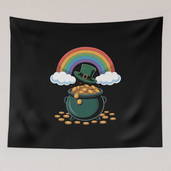Item preview, Rainbow Pot Of Gold Irish Shamrock St Patricks Day designed and sold by IdunayaStore.