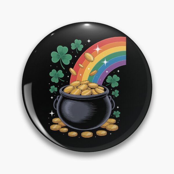 Item preview, Rainbow St Patrick's Day Pot of Gold Women Kids Magical designed and sold by IdunayaStore.