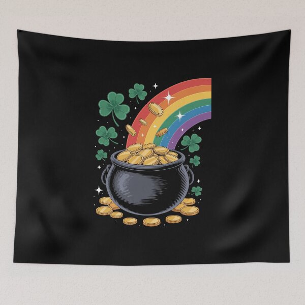 Item preview, Rainbow St Patrick's Day Pot of Gold Women Kids Magical designed and sold by IdunayaStore.