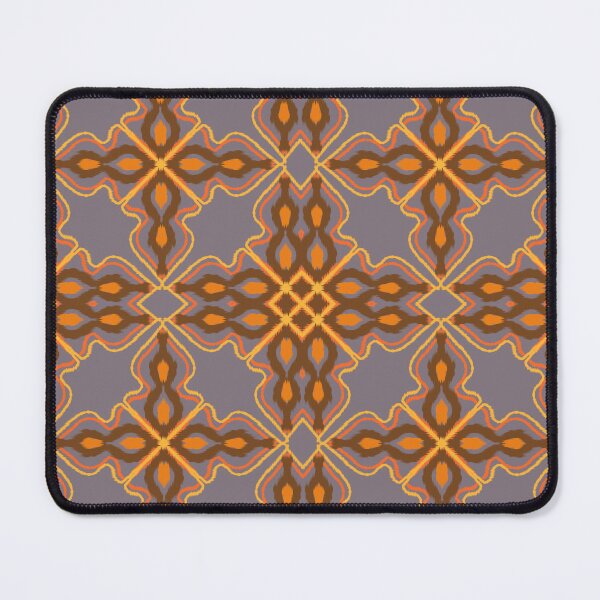 Item preview, Golden Dusk Ikat Medallion designed and sold by Tinaartth .