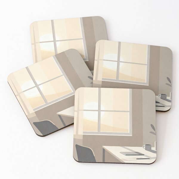 Item preview, Mindful Workspace – Minimalist Desk Scene with Warm Light designed and sold by Cristhian Almanza.