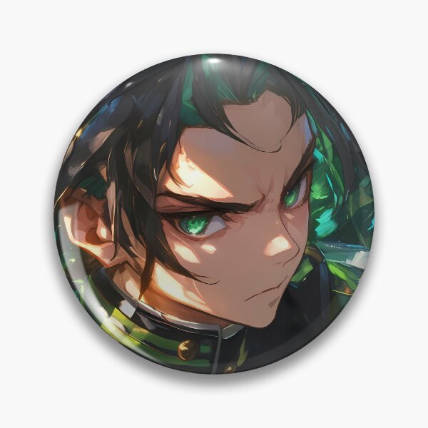 Item preview, Hyakuya Yuuichirou fierce resolve Seraph of the End anime battle designed and sold by TorbenKuhano.