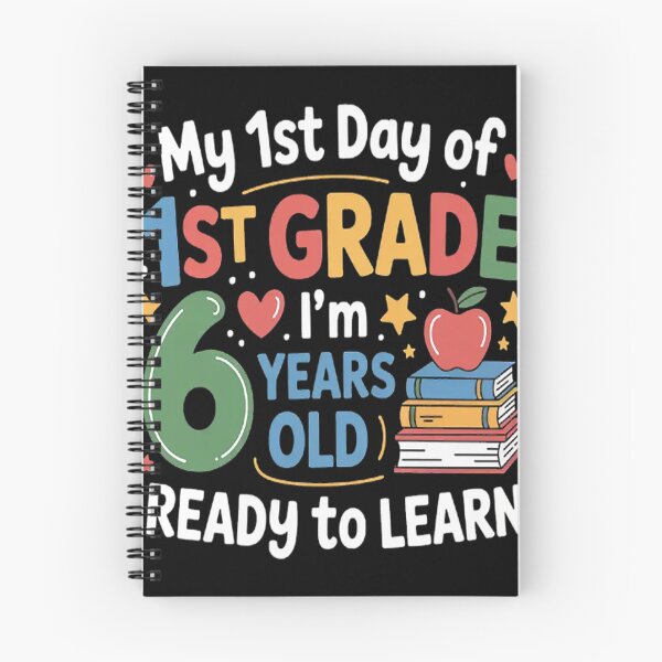 Item preview, My First Day Of 1st Grade 6 Years old Back to School designed and sold by TeamLequid.