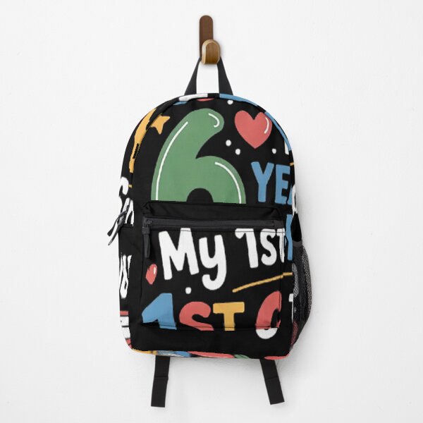 Item preview, My First Day Of 1st Grade 6 Years old Back to School designed and sold by TeamLequid.