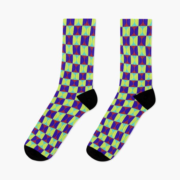 Item preview, Op Art Circles Squares and Checkers designed and sold by FoxfireAndCo.