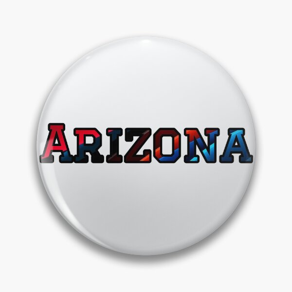 Item preview, Arizona Pride Art | Red and Navy Abstract State Typography designed and sold by Long Family Gifts.