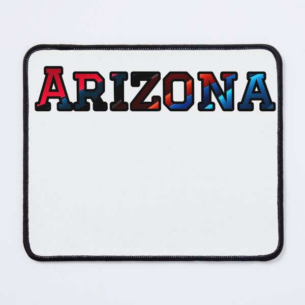 Item preview, Arizona Pride Art | Red and Navy Abstract State Typography designed and sold by Long Family Gifts.