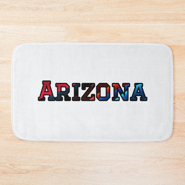 Item preview, Arizona Pride Art | Red and Navy Abstract State Typography designed and sold by Long Family Gifts.