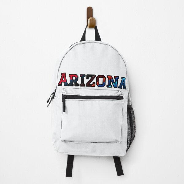 Item preview, Arizona Pride Art | Red and Navy Abstract State Typography designed and sold by Long Family Gifts.