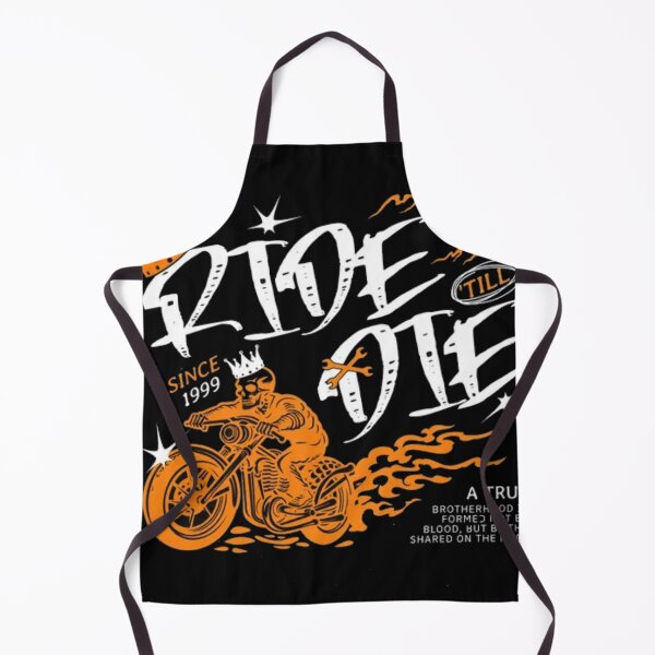 Item preview, A True Brotherhood Ride Till Die Crowned Skull Art Print designed and sold by GenZFashion000.