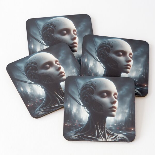 Item preview, Android Woman designed and sold by GalleryBrisArt.